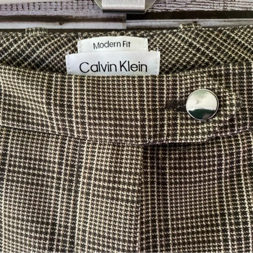 NWT Calvin Klein Women's Modern Fit Cropped Pants‎ Size 14 - Picture 3 of 11